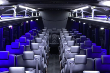 Grand Forks Charter Bus Interior