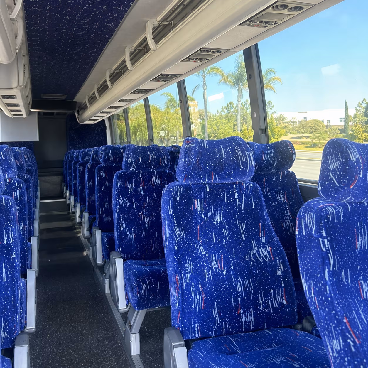 grand forks charter bus interior