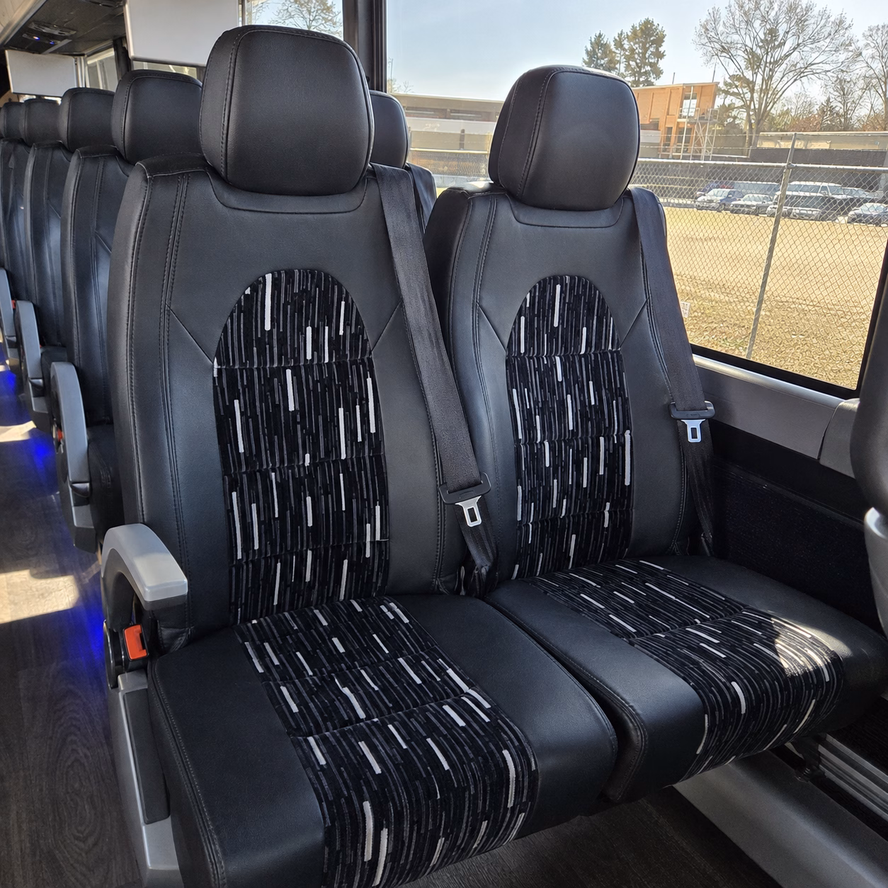 grand forks sporting event transportation onboard seating